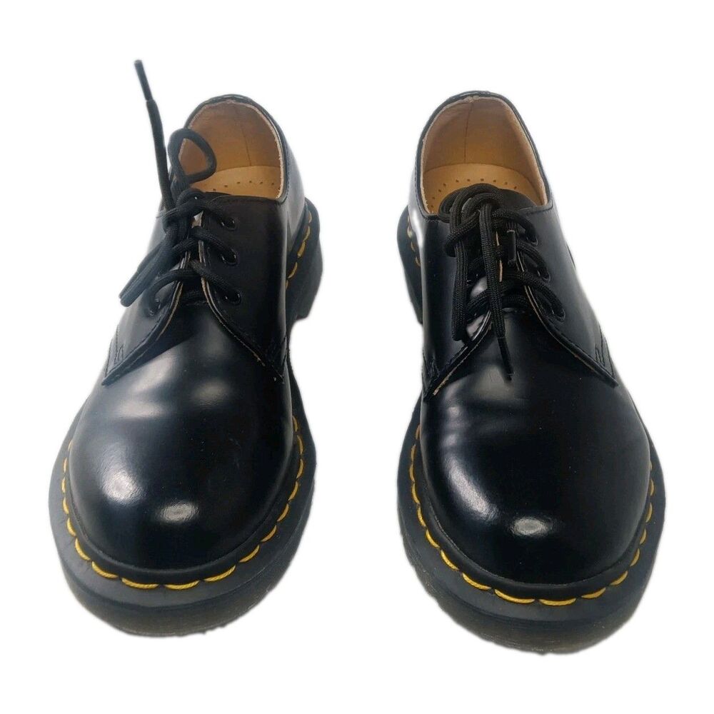 Dr. Martens 1461 Smooth Leather Oxford Shoes Women's Size 7 Black Retail $160